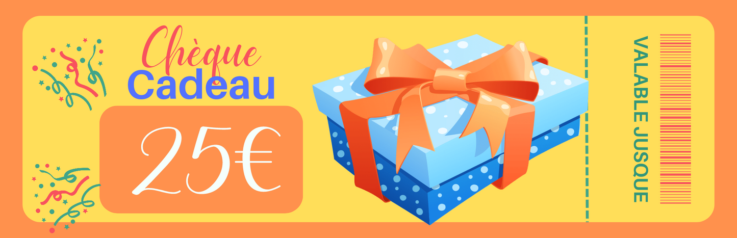Offrez un Bon à offrir - Chèque cadeau