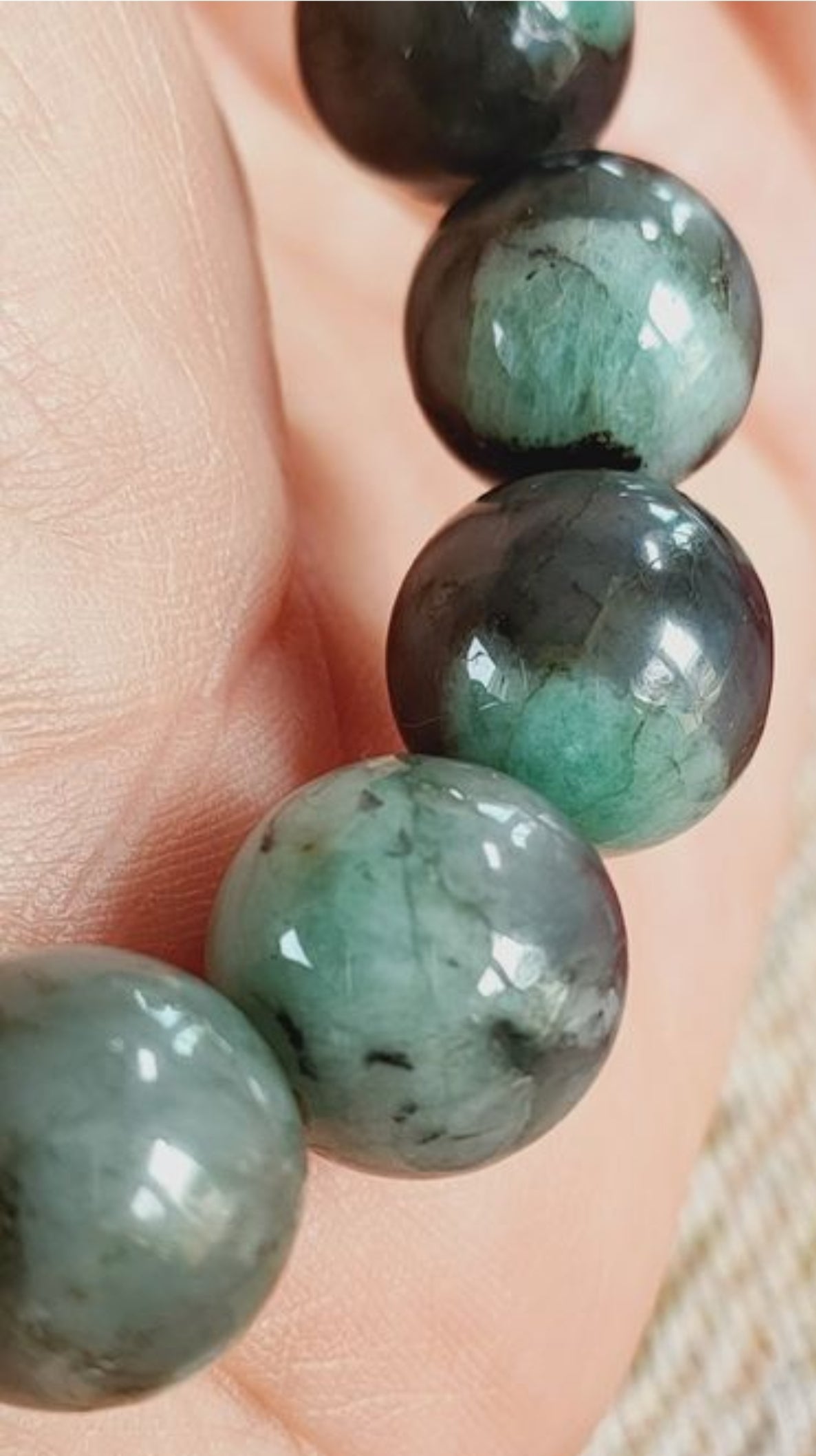1 bracelet en Émeraude grade A