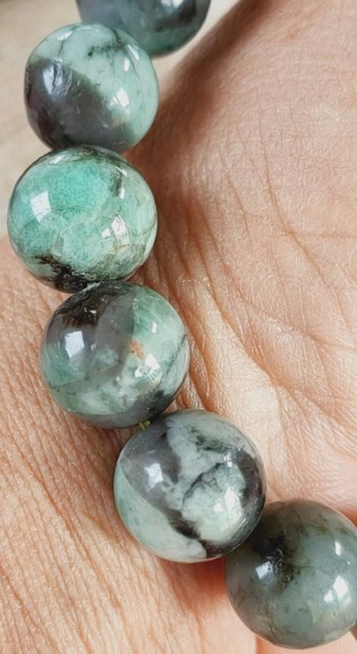 1 bracelet en Émeraude grade A