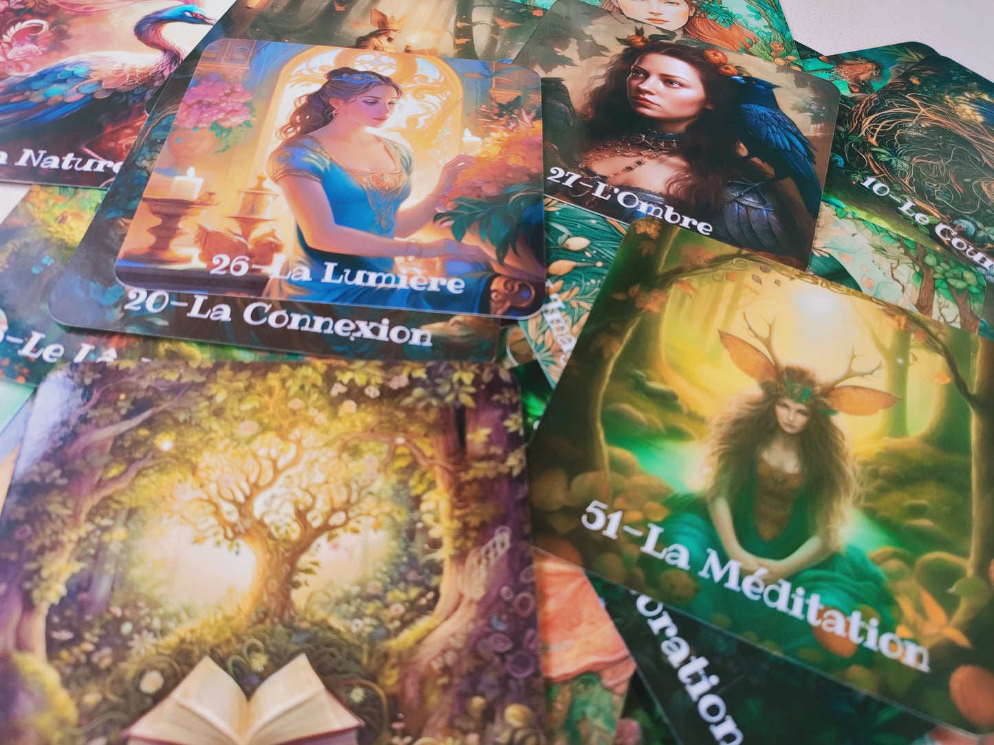 Au Cœur de Soi- Jeu de 51 cartes + livret pour révéler votre monde intérieur