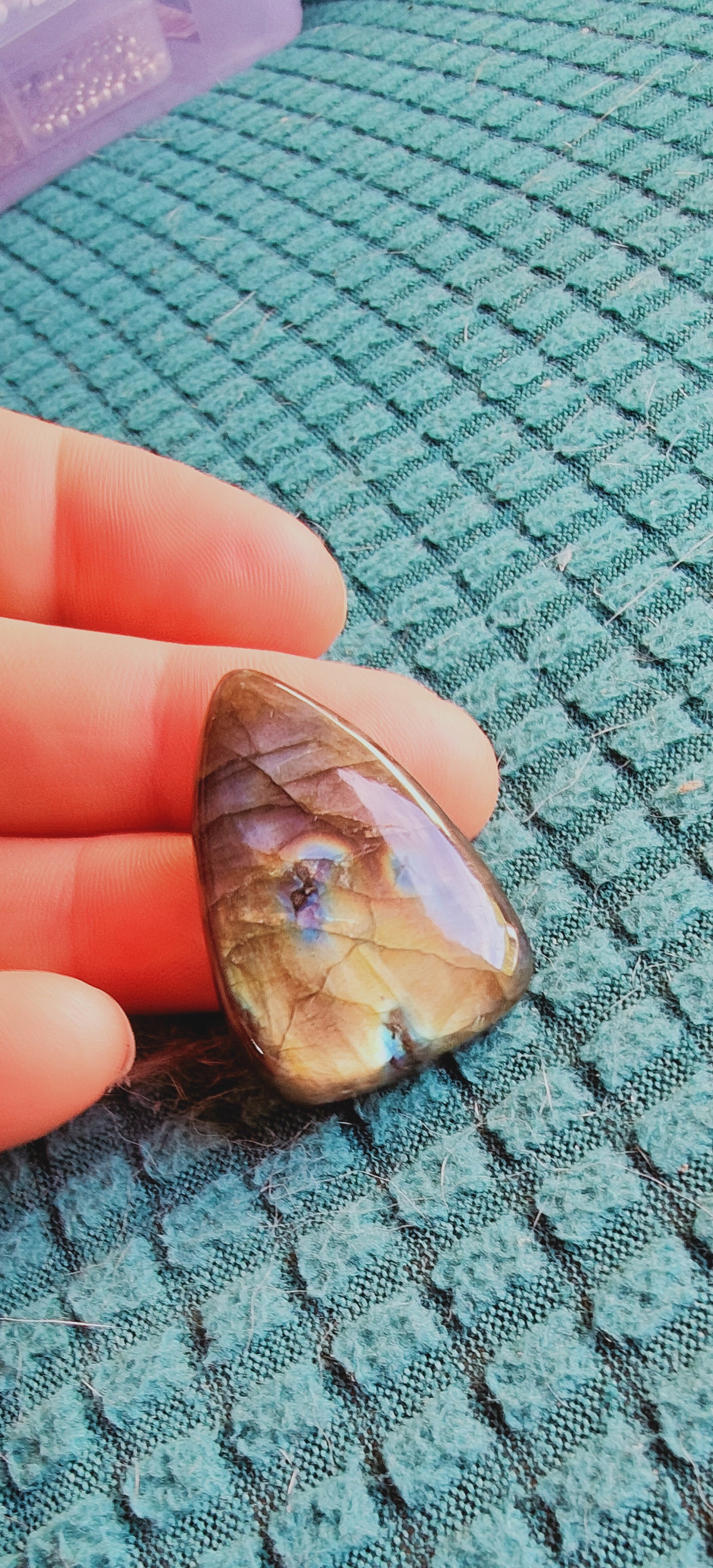 1 cabochon en Labradorite pour la création