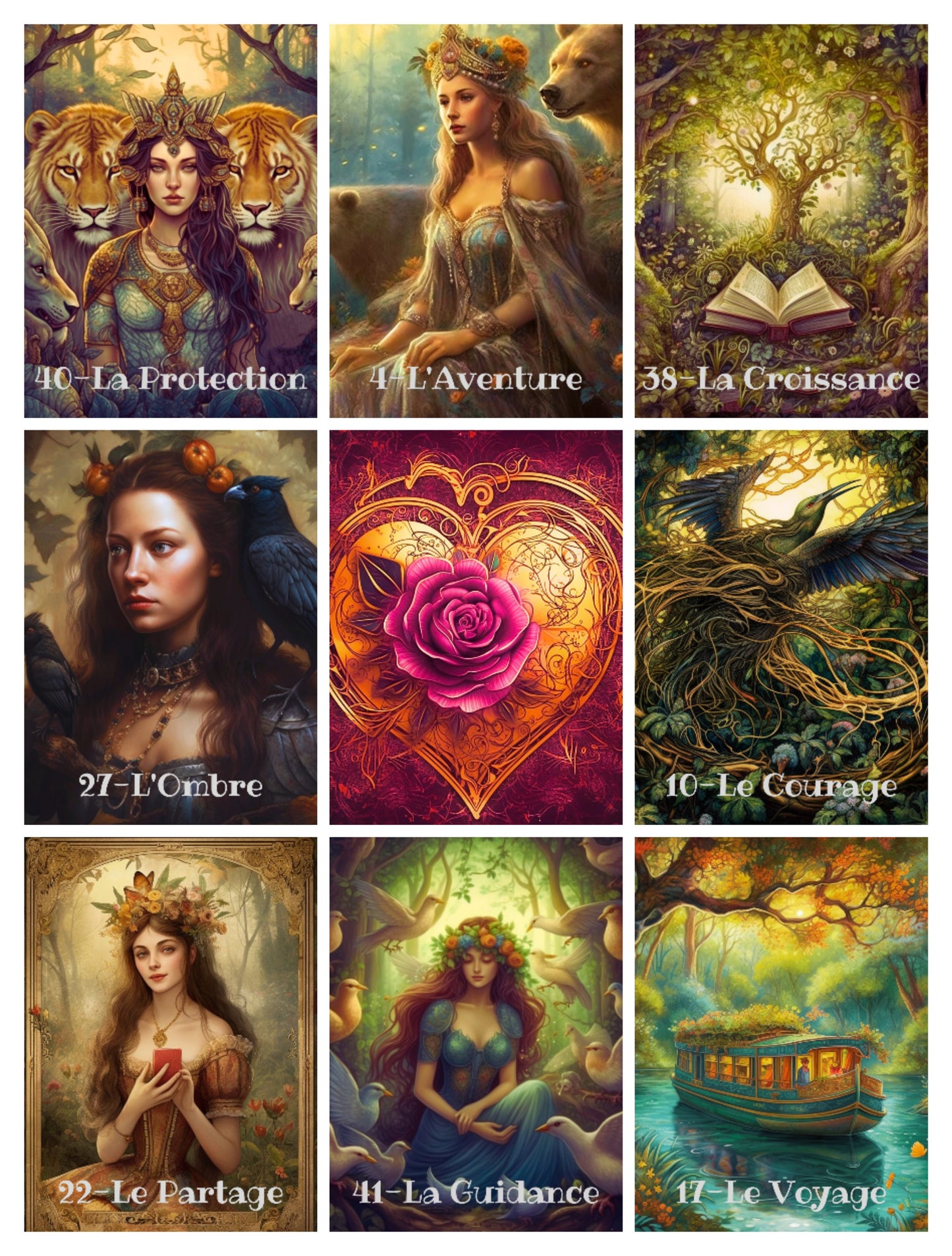 Au Cœur de Soi- Jeu de 51 cartes + livret pour révéler votre monde intérieur