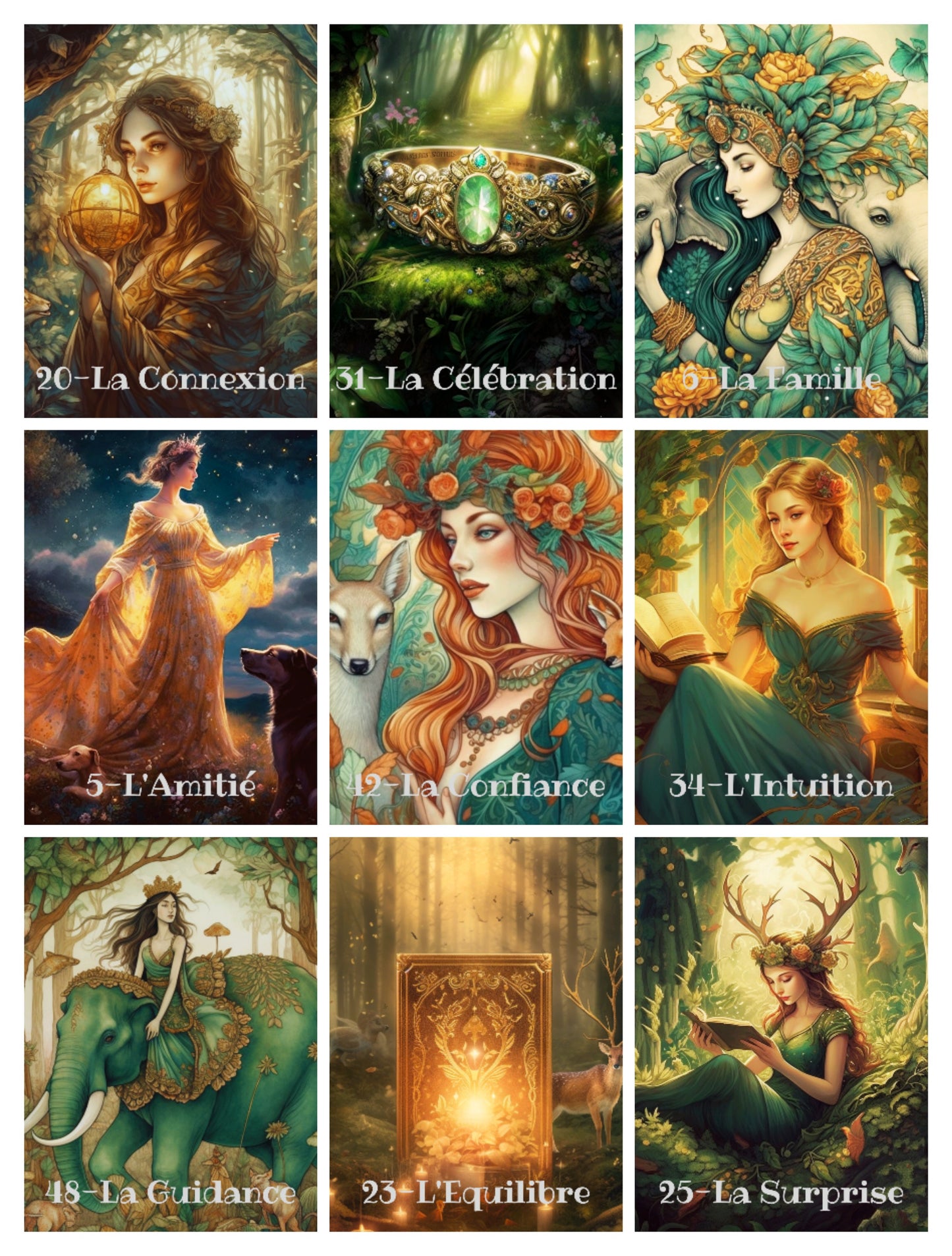 Au Cœur de Soi- Jeu de 51 cartes + livret pour révéler votre monde intérieur