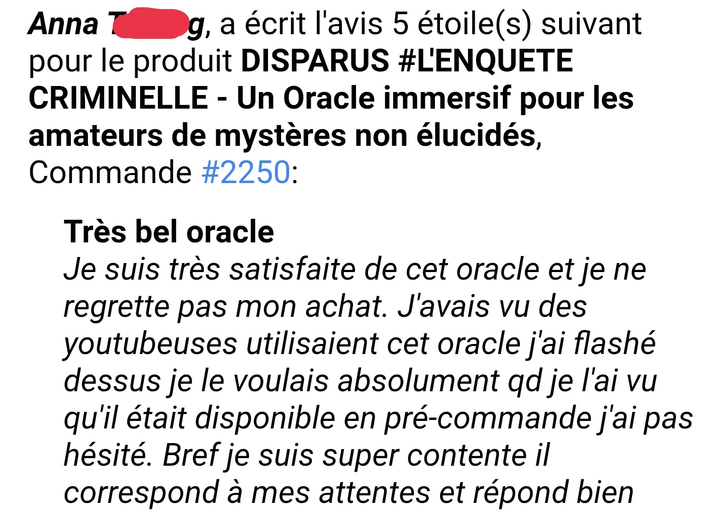 DISPARUS #L'ENQUETE CRIMINELLE - Un Oracle immersif pour les amateurs de mystères non élucidés