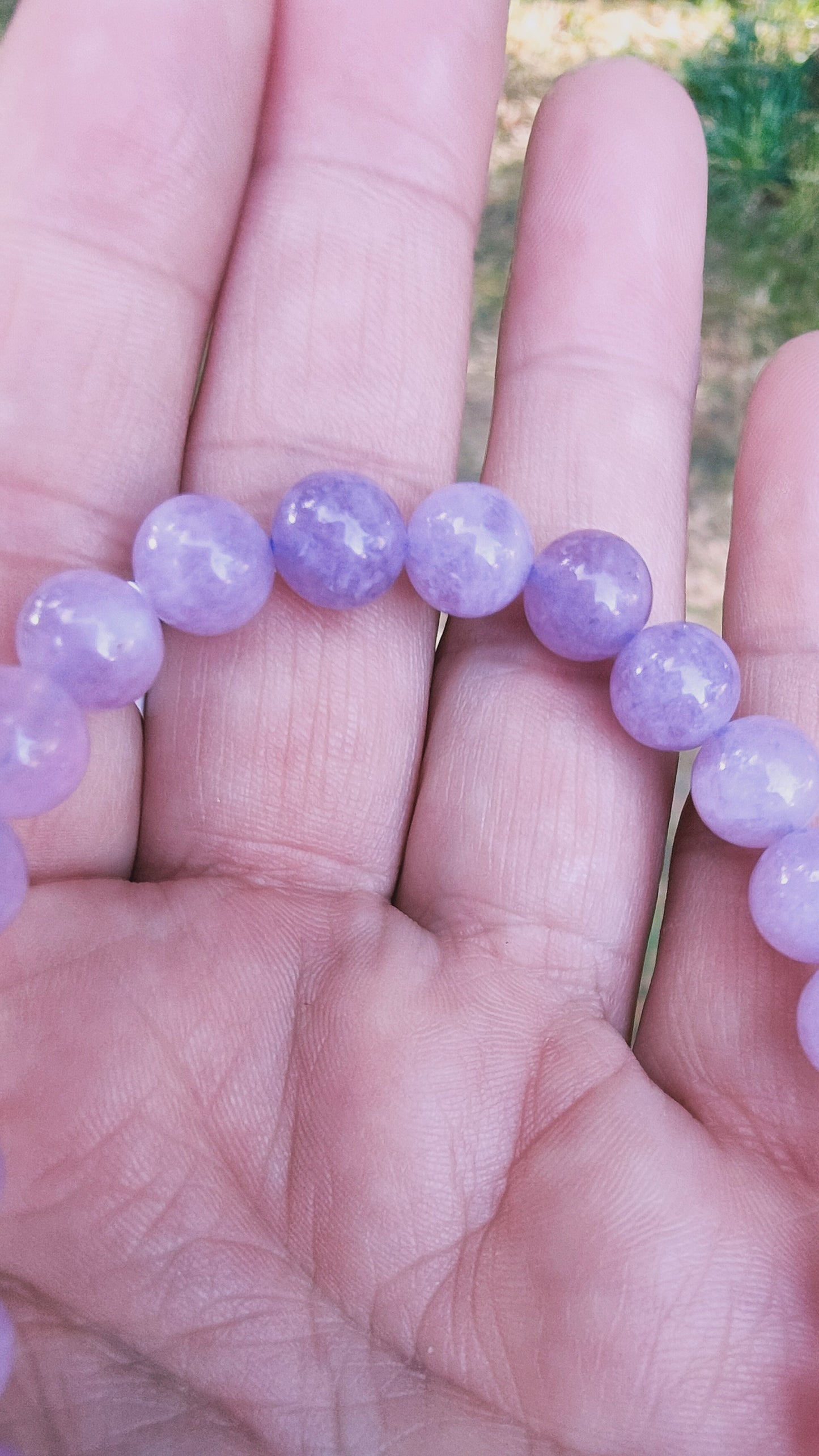 Bracelet en Améthyste lavande - perles de 8 mm - qualité 💎💎💎