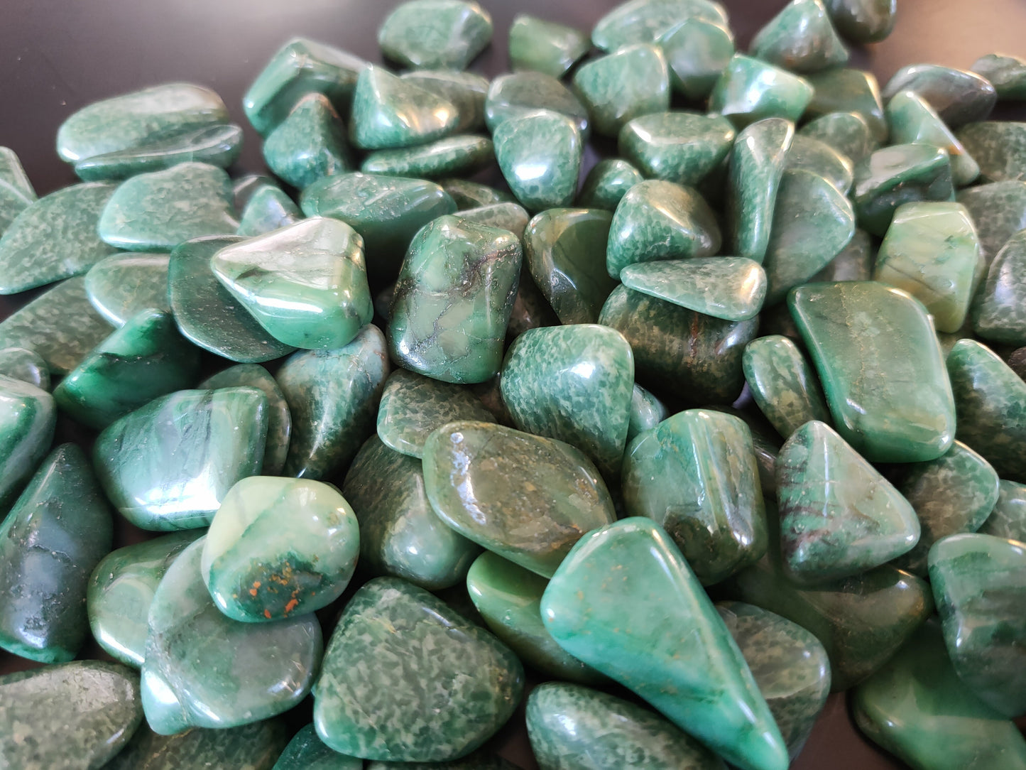 Budstone d'Afrique du Sud - Pierre roulée - Qualité A - Environ 20 mm