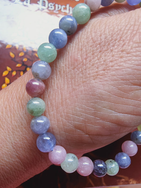 Précommande Bracelet en Tanzanite rare - perles de 6 mm - qualité 💎💎💎💎💎