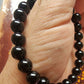 Bracelet en Obsidienne oeil céleste taille 2  - perles de 8 mm - qualité 💎💎💎💎💎