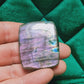 Cabochon en Labradorite violette type Spectrolite - Qualité supérieure - 125 Carats- 40 X 34 X 7 mm