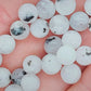 Perle en Labradorite blanche 8 mm - à l'unité