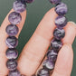 Bracelet en Améthyste rubannée du Brésil - perles de 10 mm - qualité 💎💎💎💎💎💎