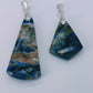 Bijoux de couple en Sodalite - 2 pendentifs