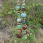 Boucles d'oreille en Chrysoprase