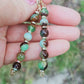 Boucles d'oreille en Chrysoprase