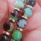 Boucles d'oreille en Chrysoprase