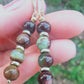 Boucles d'oreille en Chrysoprase
