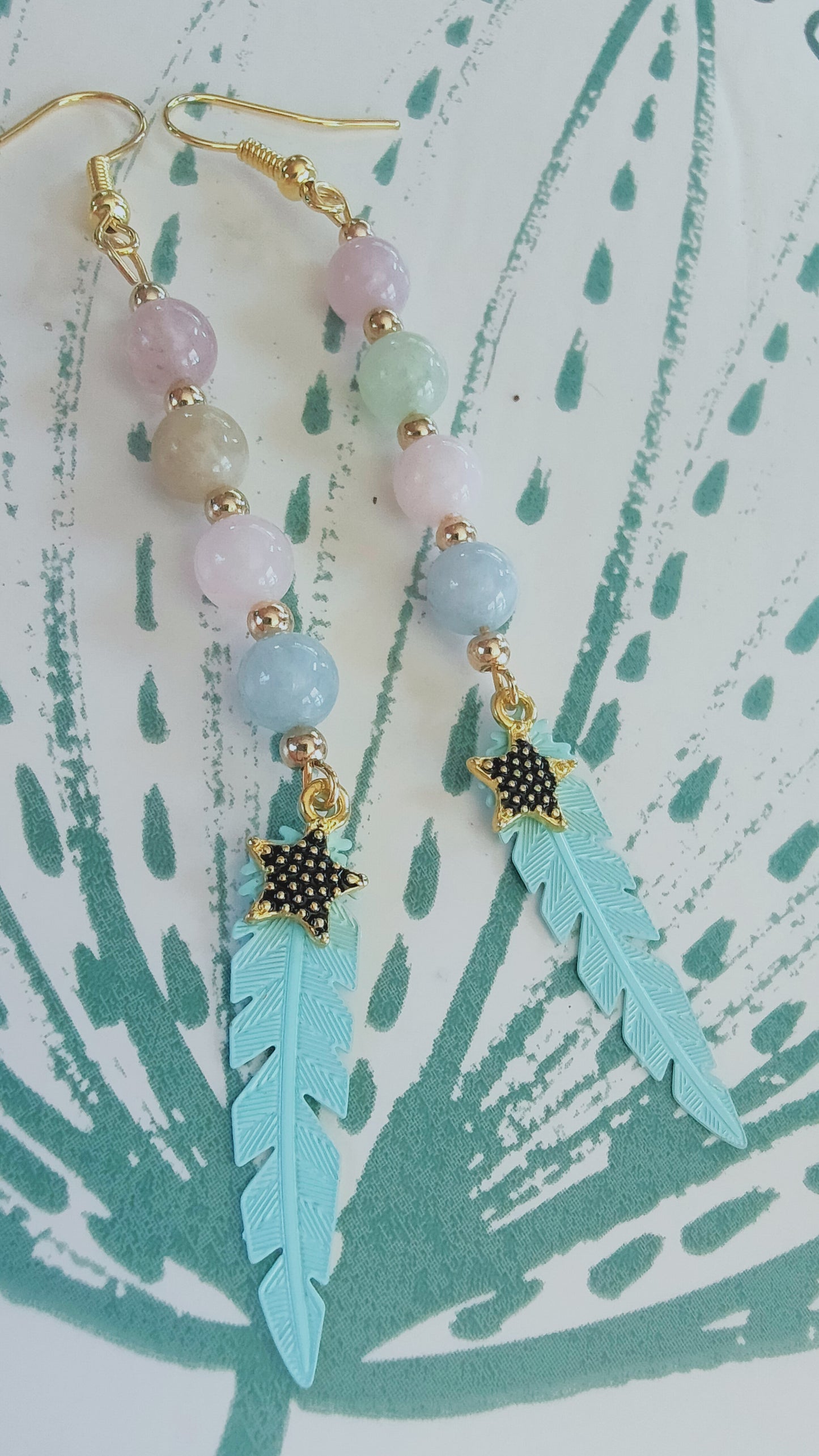 Boucles d'oreille en Beryls