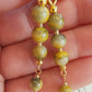 Boucles d'oreille en Jaspe Bumblebee