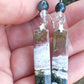 Boucles d'oreilles en jaspe océan