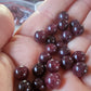 Perle en Grenat brun hessonite 8 mm - à l'unité