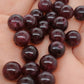 Perle en Grenat brun hessonite 8 mm - à l'unité
