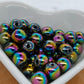 Perle en Hématite titanium 8 mm - à l'unité