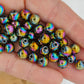 Perle en Hématite titanium 8 mm - à l'unité