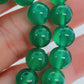 Perle en Onyx vert 8 mm - à l'unité