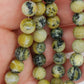 Perle en Chrysoprase citron mat 8 mm - à l'unité