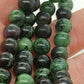 Perle en Zoizite AA  8 mm - à l'unité