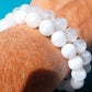 Bracelet au choix en labradorite blanche ou Peristerite