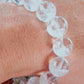 Bracelet en Quartz fantôme - perles de 12/13 mm - Grade AA