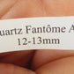Bracelet en Quartz fantôme - perles de 12/13 mm - Grade AA