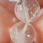 Bracelet en Quartz fantôme - perles de 12/13 mm - Grade AA
