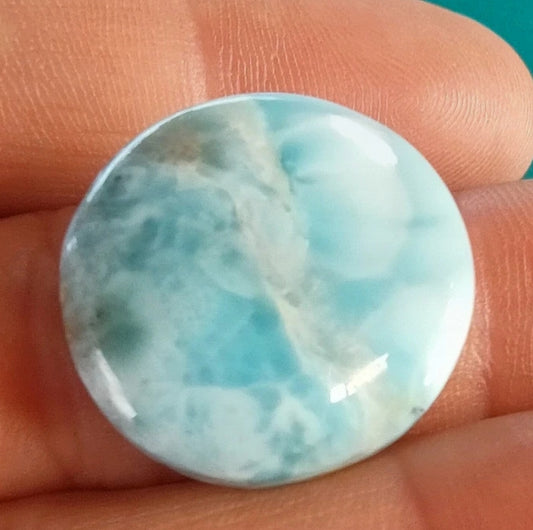 1 cabochon en Larimar pour la création