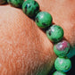 Bracelet en Zoizite - Perles de 6 mm - Qualité AAA