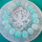 Bracelet en Amazonite de Namibie - perles de 11,5 mm - Qualité A+