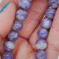 Bracelet en Charoite de Sibérie - perles de 10/11 mm - Qualité AA+