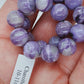 Bracelet en Charoite de Sibérie - perles de 10/11 mm - Qualité AA+