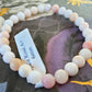 Bracelet en Opale rose - perles de 6 mm - Qualité A+