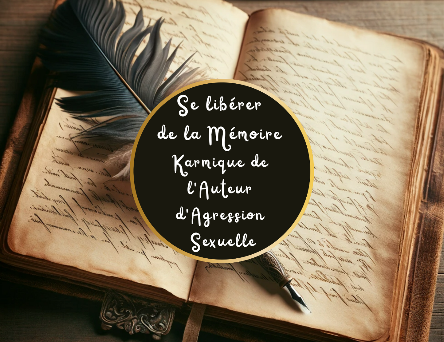 Se libérer de la Mémoire Karmique de l'Auteur d'Agression Sexuelle -  Rituel complet de 37 pages à télécharger