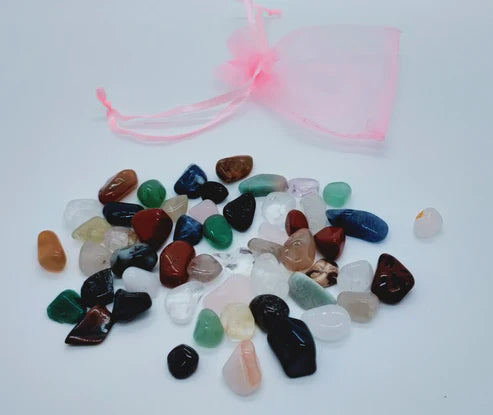Pochette mixte de Pierre roulée -  Environ 50 pièces - Création - Enfant - Déco