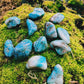 Chrysocolle Shattuckite de Namibie - Pierre roulée - Qualité AA - Environ 30 mm