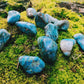 Chrysocolle Shattuckite de Namibie - Pierre roulée - Qualité AA - Environ 30 mm