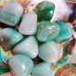 Aventurine verte du Zimbabwe -  Pierre roulée - Qualité A+ - Environ 30 mm