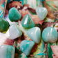 Aventurine verte du Zimbabwe -  Pierre roulée - Qualité A+ - Environ 30 mm