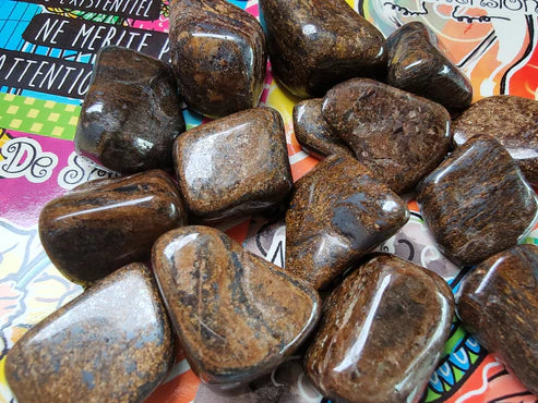 Bronzite - Pierre roulée - Qualité A - Taille au choix