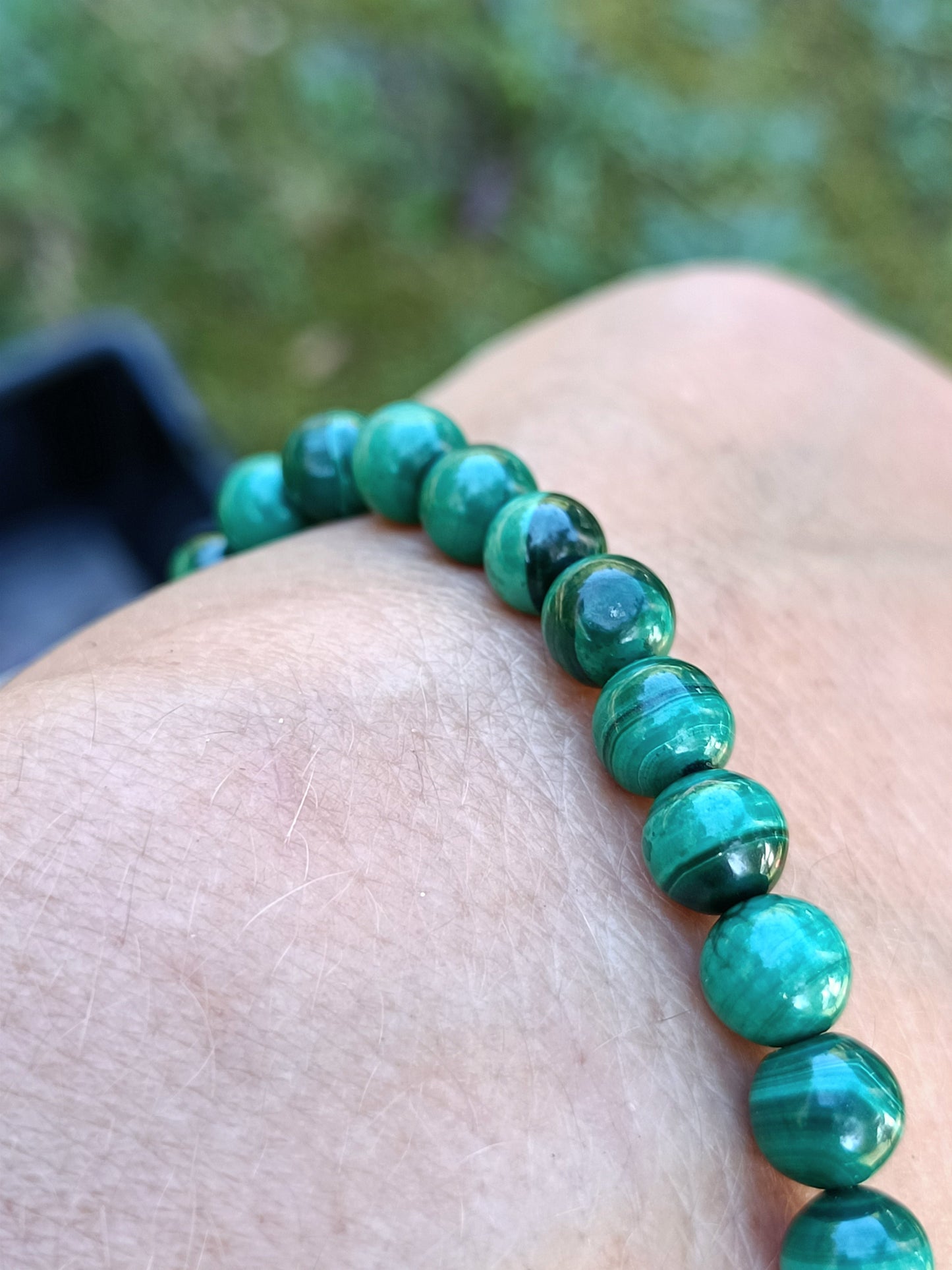 Bracelet en Malachite - perles de 4 mm - qualité 💎💎💎💎💎💎