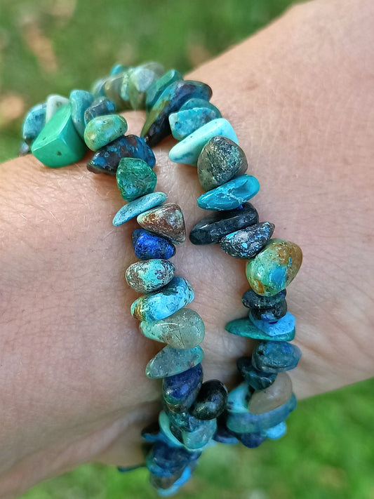 Bracelet baroque en Chrysocolle - qualité 💎💎💎💎💎