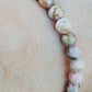 Bracelet en Rhodochrosite d'Argentine  - perles de 6 mm - qualité 💎💎💎💎💎